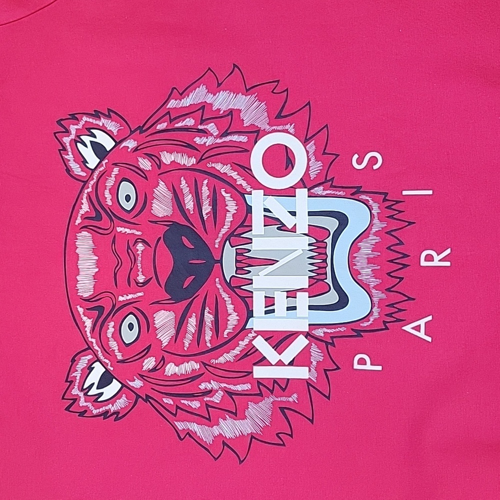 GUC KENZO Pink girls T-Shirt dress with frill - 14 yrs - Picture 2 of 7